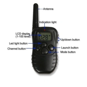 Zgarda electrica pentru dresaj caini,cu vibratii si sunet reglabil,Petrainer 998D - Img 2