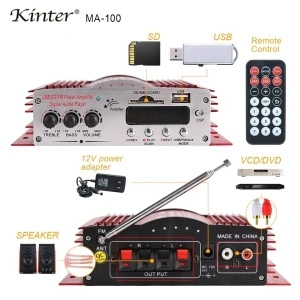 Amplificator audio auto cu 2 canale si putere 20W + 20W RMS, Kinter MA-100 - Img 3