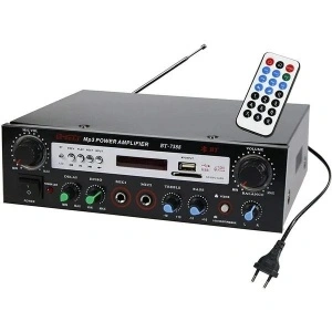 Amplificator audio tip statie BT-7388 cu Bluetooth, suport Card SD si port USB - Img 4