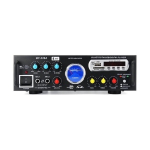 Amplificator profesional tip statie TeLi BT-339FM cu Bluetooth si 60 W RMS - Img 5