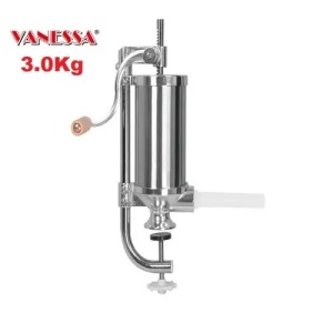 Aparat vertical de facut carnati profesional din inox capacitate 3 Kg - Img 3