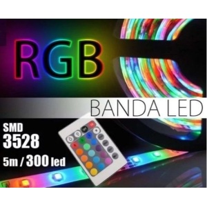 Banda RGB LED, cu telecomanda si joc de lumini multicolore - Img 3