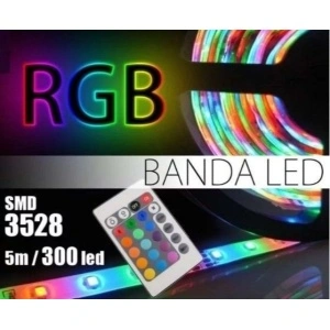 Banda RGB LED cu telecomanda si joc de lumini multicolore - Img 3