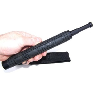 Baston telescopic pentru autoaparare cu 3 segmente model Police - Img 4