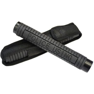 Baston telescopic Profesional Police 64 cm cu 4 segmente si maner cauciucat - Img 3
