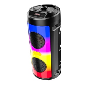 Boxa cu Bluetooth portabila ZQS4248 si microfon pe fir,putere 8 W x 2 - Img 1