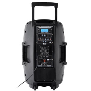 Boxa portabila tip troler JRH 15PRO cu Bluetooth, difuzor 15 inch si putere 2200 W - Img 3