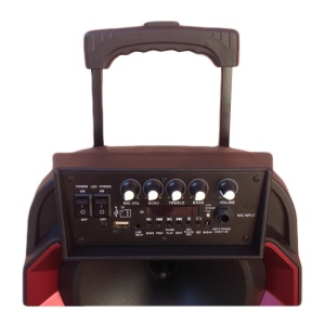 Boxa portabila tip troler JRH A82,300 W cu acumulator si microfon wireless - Img 2