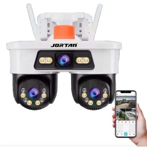 Camera de supraveghere tripla JORTAN 8 cu Wi-Fi si pe cablu retea RJ45 - Img 3