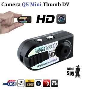 Camera video Q5 mini spion HD 720P cu detectie de miscare Night Vision - Img 4