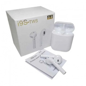 Casti Bluetooth cu acumulator i9S TWS, handsfree si stand de incarcare - Img 2