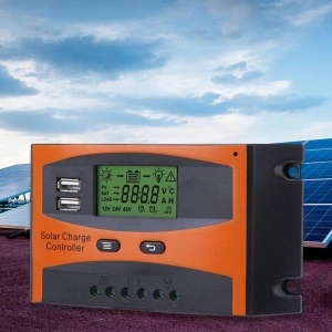 Controller panou solar de incarcare 30A, PWM 12 V / 24 V pentru panou fotovoltaic - Img 2