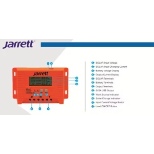 Controller profesional pentru sistem panou solar cu 30 A, display grafic LCD - Img 4