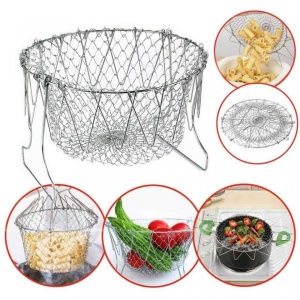 Cos pentru gatit sau scurs 12 in 1, din otel, Chef Basket Deluxe - Img 3