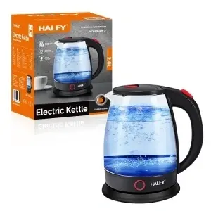 Fierbator electric de apa HALEY HY-8957 cu sticla termorezistenta - Img 2