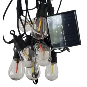 Ghirlanda luminoasa cu incarcare solara 10 metri, lumina RGB si efect de picurare - Img 4