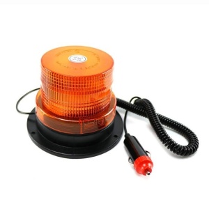Girofar stroboscopic auto cu prindere magnetica si fixa, conectare 12V-24V - Img 1
