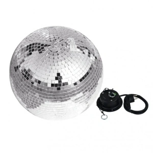 Glob disco pentru petreceri Mirror Ball, cu oglinzi diametru 25 cm, Argintiu
