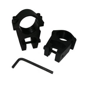 Inele de montura pentru lunete airsoft, 11 mm, metalice, negre