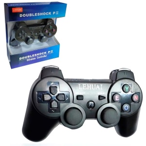 Joystick Gamepad Controller fara fir dublu Shock 3 Black Playstation 3 - Img 4