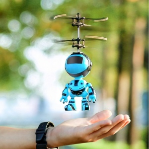 Jucarie interactiva robotel care zboara, reincarcabil cu USB - Img 3