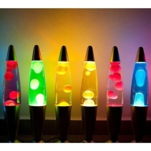 Lampa decorativa cu ceara colorata, Lava Lamp - Img 3