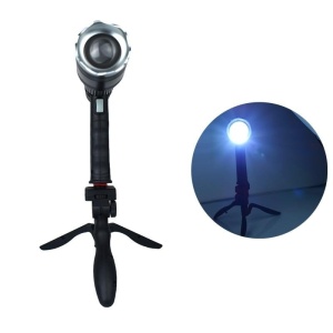 Lanterna LED Pistol XML-T6 30W cu zoom, acumulator si trepied inclus - Img 2