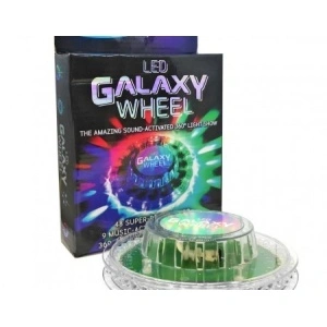 Lumina disco 360 ° "dansatoare" activata de sunet,LED Wheel Galaxy