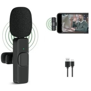 Microfon wireless tip lavaliera cu conector USB tip C/iPhone - Img 3