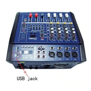 Mixer audio profesional amplificat 200W cu 4 canale si Bluetooth PMX402D-USB - Img 2