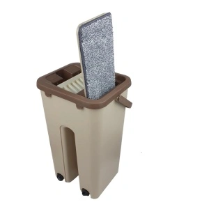Mop profesional cu doua cuve de spalare si uscare + 2 rezerve cadou - Img 5