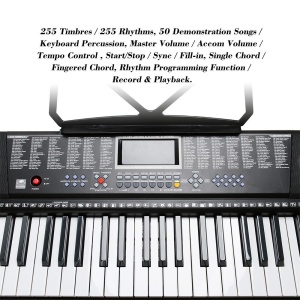 Orga electronica MK-2108 cu 61 de clape luminoase si citire Mp3 Player port USB - Img 4