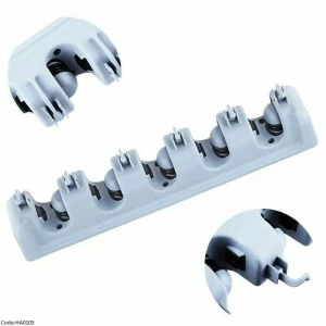 Organizator multifunctional cu 6 carlige si 5 locasuri pentru maturi si mopuri - Img 2