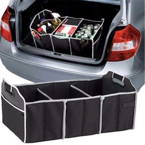 Organizator pentru portbagaj auto pliabil 2 in 1 - Img 4