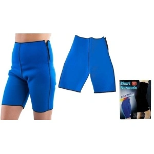 Pantaloni fitness din neopren cu fermoar,Short Bermuda - Img 2