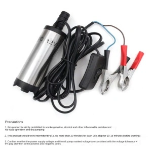Pompa de transfer combustibil electrica 12V profesionala submersibila 30 L/min - Img 3