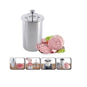 Presa din inox pentru preparat sunca presata cu termometru din otel inoxidabil - Img 4