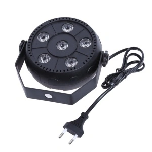 Proiector joc de lumini PAR 6 LED RGB Disco, lumini arhitecturale