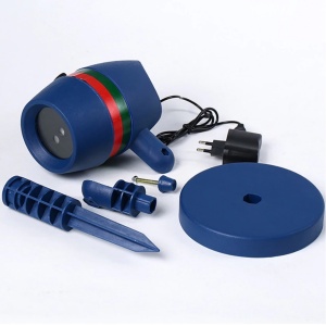 Proiector laser Star Shower Motion cu lumini efect 3D holografic interior-exterior - Img 2
