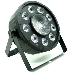 Proiector lumini Par Led RGB 9 leduri x3W + 1 led x20W, culori statice disco - Img 2