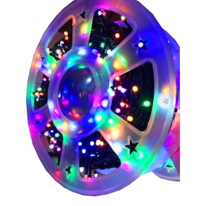 Rola instalatie de craciun cu 500 leduri mari multicolore,50 metri - Img 3