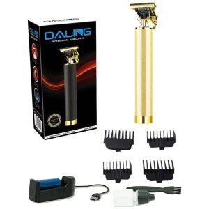 Set aparat de tuns profesional fara fir DALING DL-1072 pentru barbati - Img 2