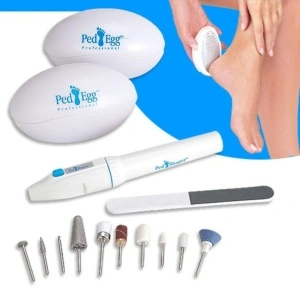 Set de pedichiura si manichiura Ped Egg,cu 18 piese incluse - Img 2