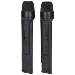 Set microfoane wireless profesionale 30M distanta utilizare, Weisre WM-03V - Img 2