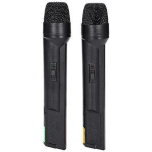Set microfoane wireless profesionale 30M distanta utilizare, Weisre WM-03V - Img 2