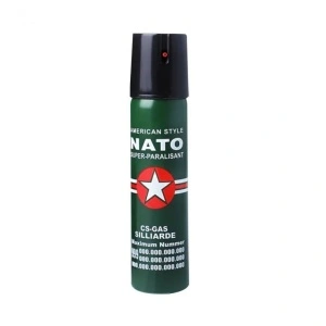 Spray Paralizant NATO cu propulsie jet de 110 ml