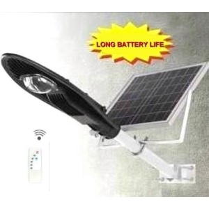 Stalp iluminat exterior cu panou solar proiector LED 30W si suport prindere CClamp CL-330 - Img 5