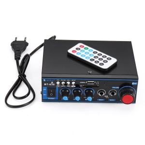 Statie amplificare audio cu Bluetooth BT-638, 2 x 30 W,16 Ohm, telecomanda - Img 6