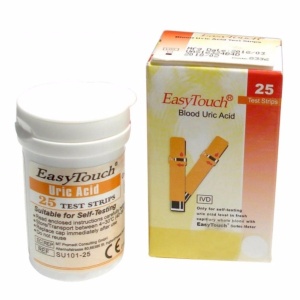 Teste de acid uric pentru aparatele EasyTouch 25 teste - Img 1