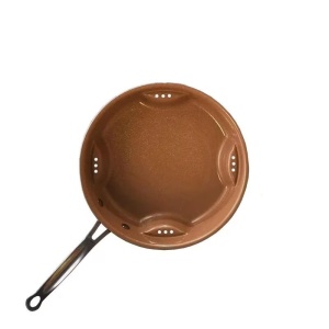 Tigaie din ceramica cu capac de sticla Steel Air Fry Pan,28 cm - Img 2
